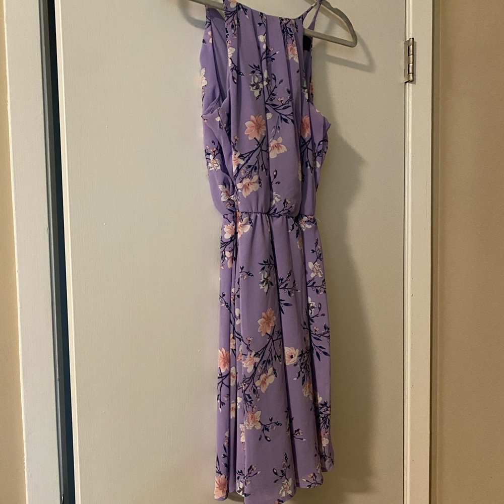 Purple Floral Dress